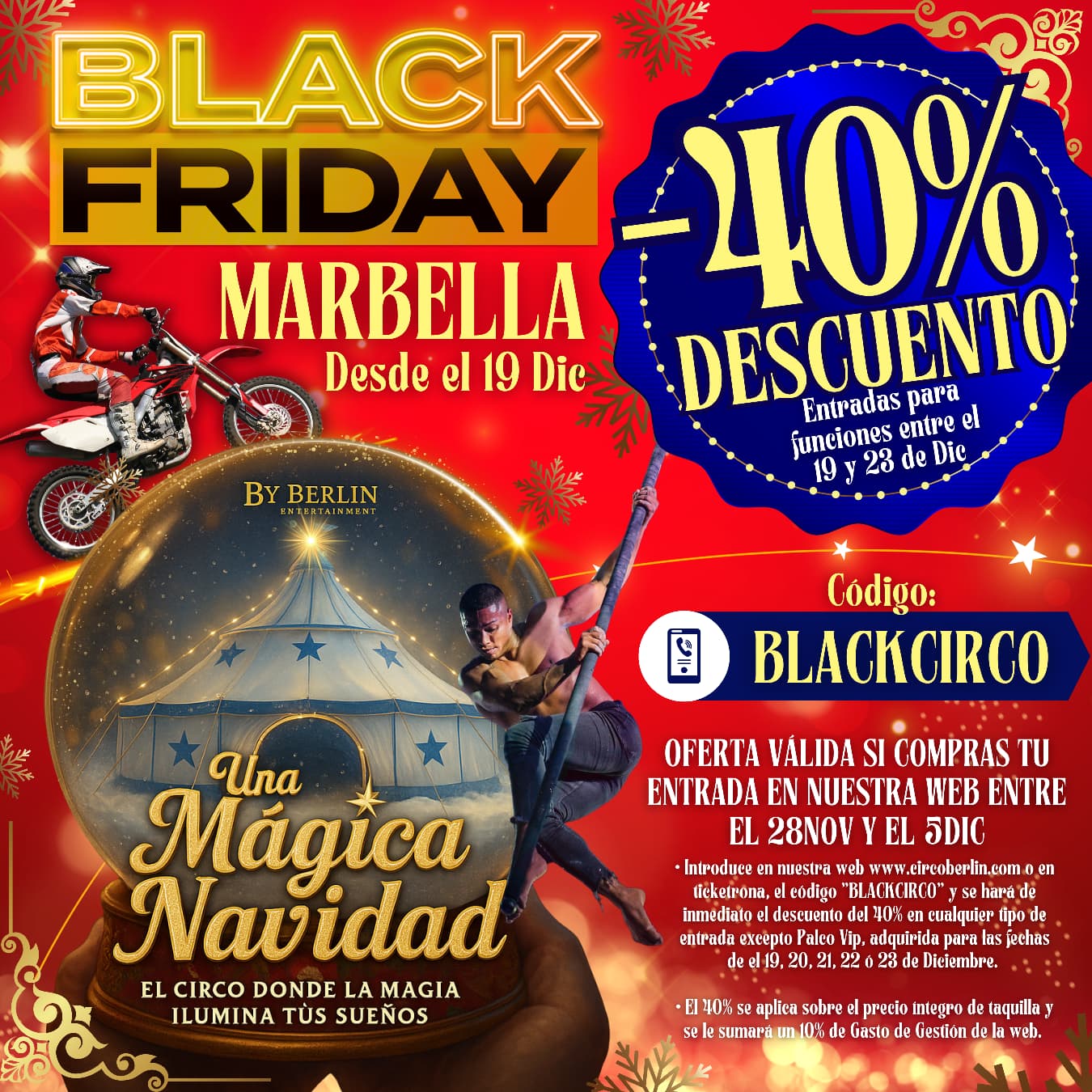 Black Friday Circo Berlin Marbella